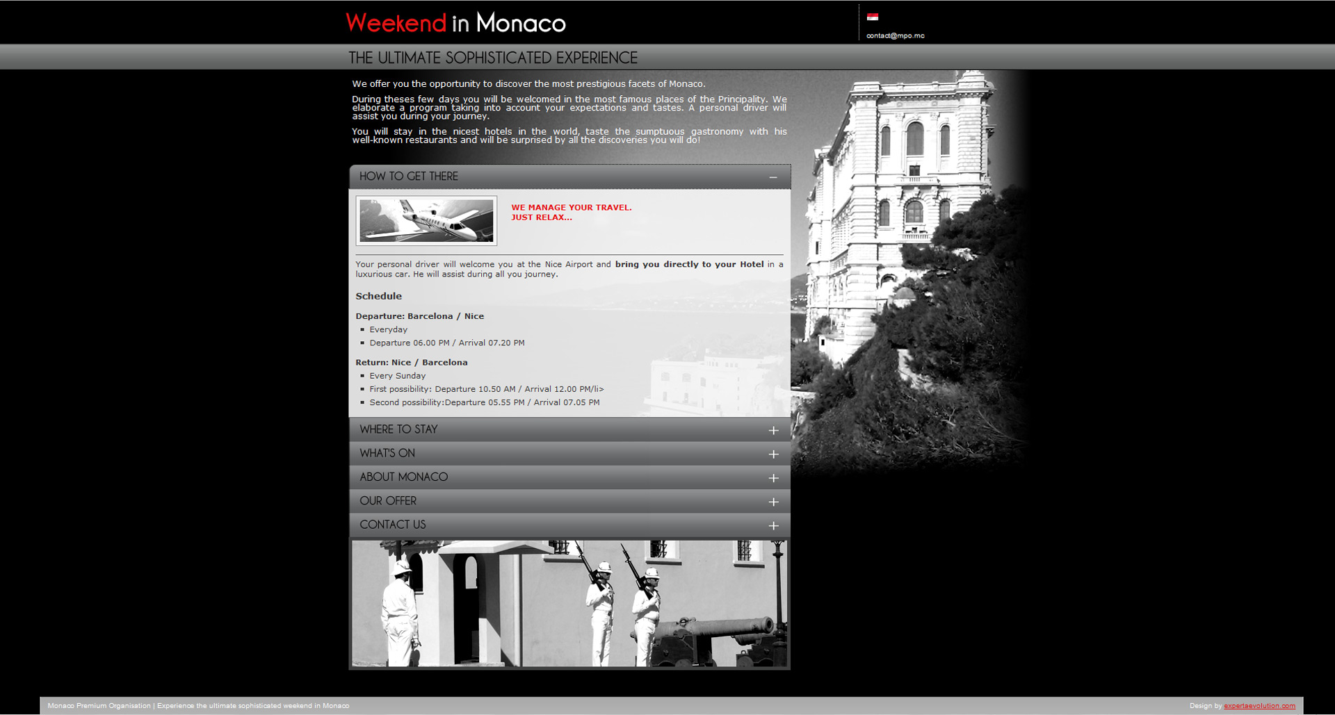 Développement site internet à Monaco pour MPO