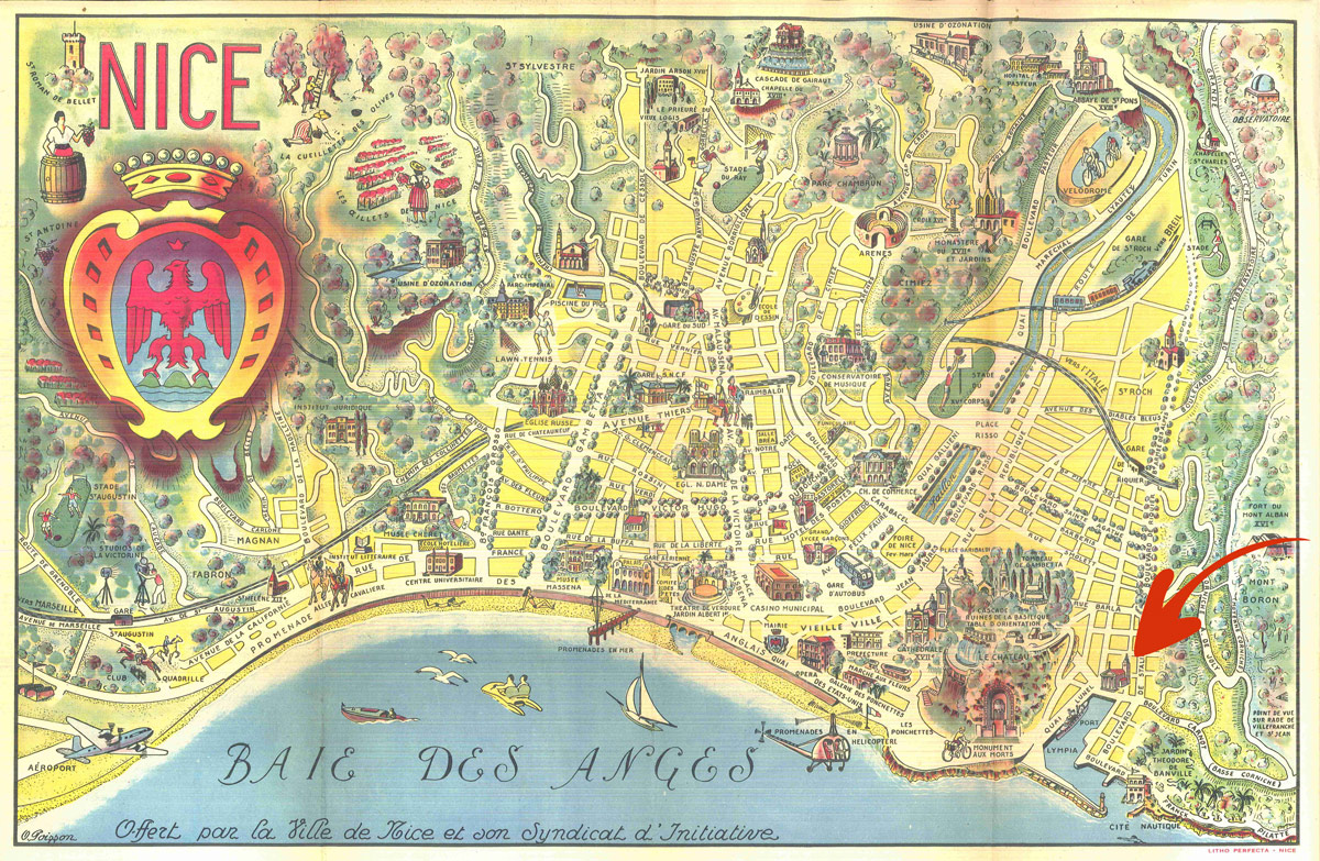 Carte de Nice